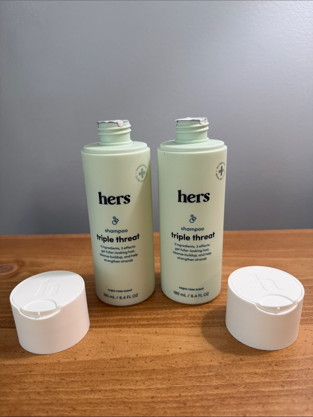 Hers Triple Threat Shampoo - 6.4 oz (2 Pack)
